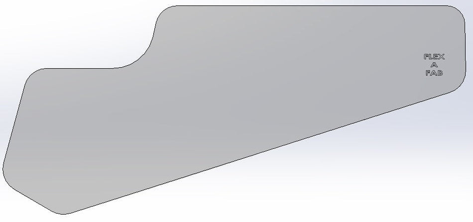 Ventana inferior de puerta izquierda, con junta - Toyota 8FDG15-32 - HW-TOFA-LRA6-L