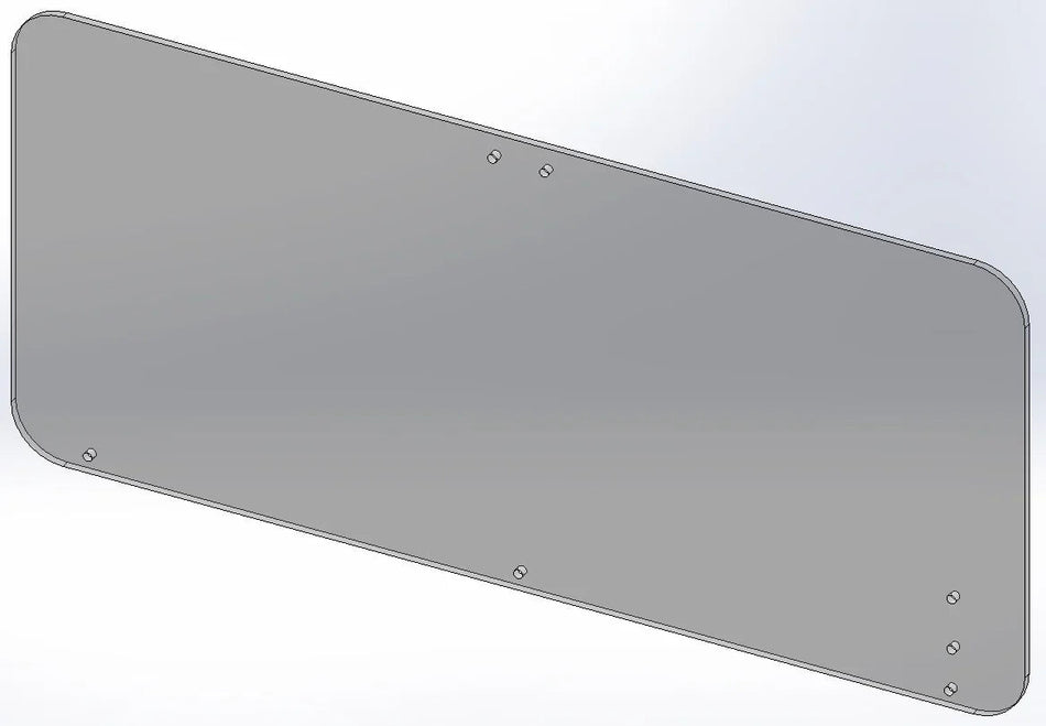 Ventana trasera inferior, con junta - Toyota 8FDG15-32 - HW-TOFA-BLA6