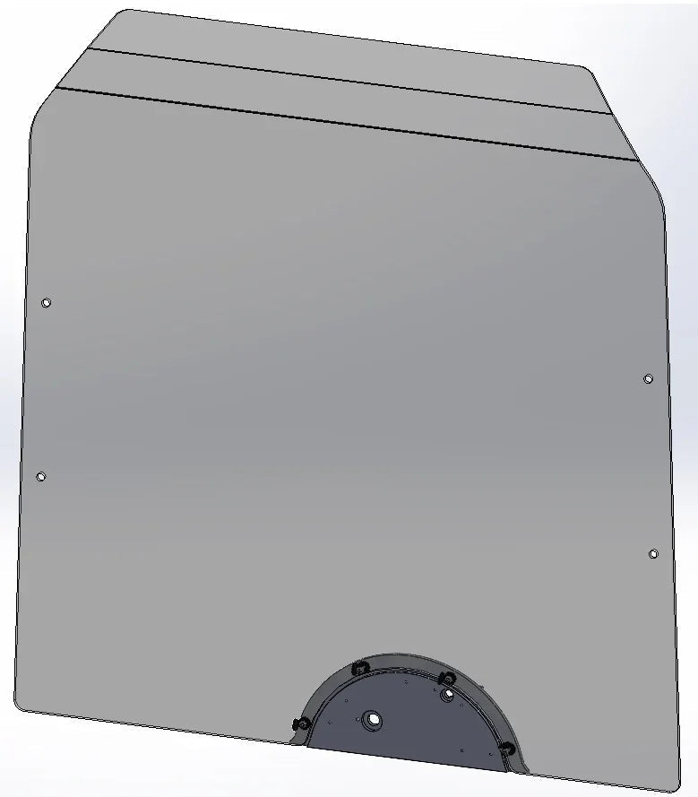 Front Windshield for Toyota 8FDG35-80 forklift, HW-TOFB-FBA6