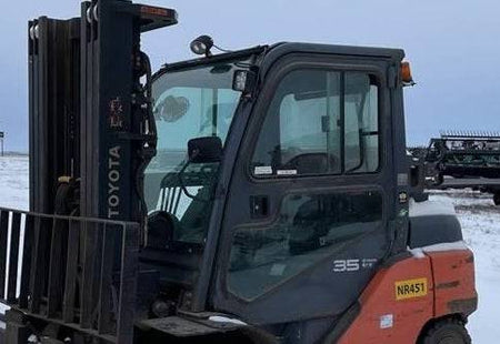 Toyota Forklift Windshield Window Cab Glazing Glass Repair - Flex A Fab