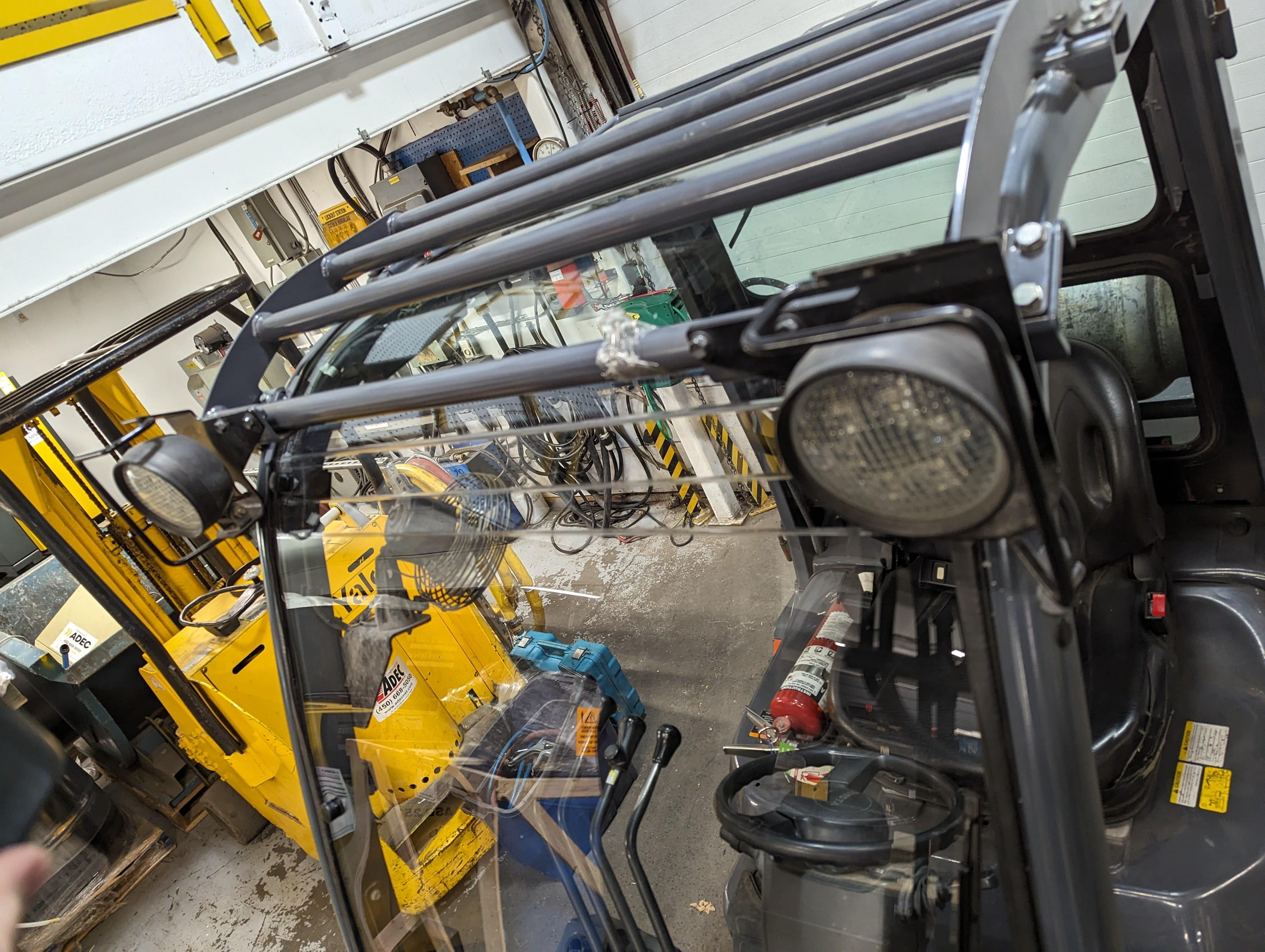 Toyota Forklift Windshield Window Cab Glazing Glass Repair - Flex A Fab