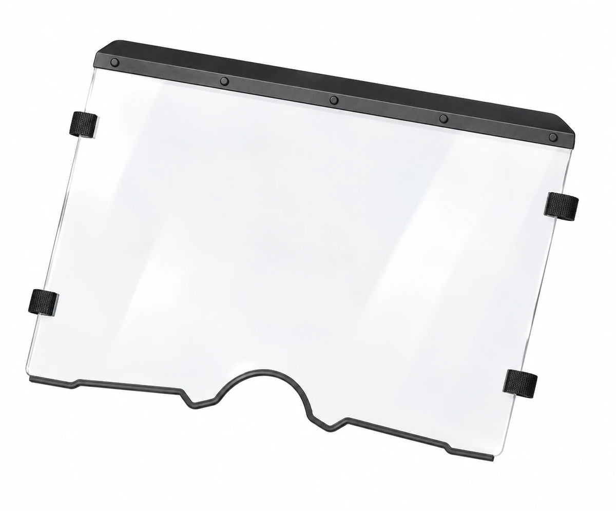Flex A Fab full windshield for Yamaha Rhino 2004-13, product view on a white background