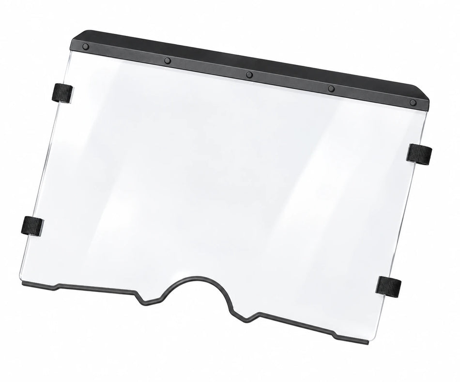 Flex A Fab full windshield for Yamaha Rhino 2004-13, product view on a white background