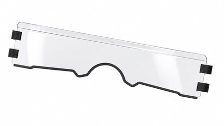 Flex A Fab lower half windshield for Yamaha Rhino 2004-13, product view on a white background