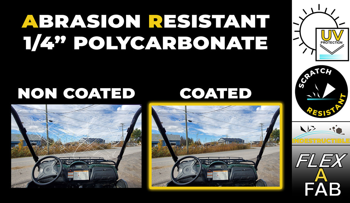 POLARIS RANGER PROFILE 1000 2018+ Windshield Half Lower - Flex A Fab