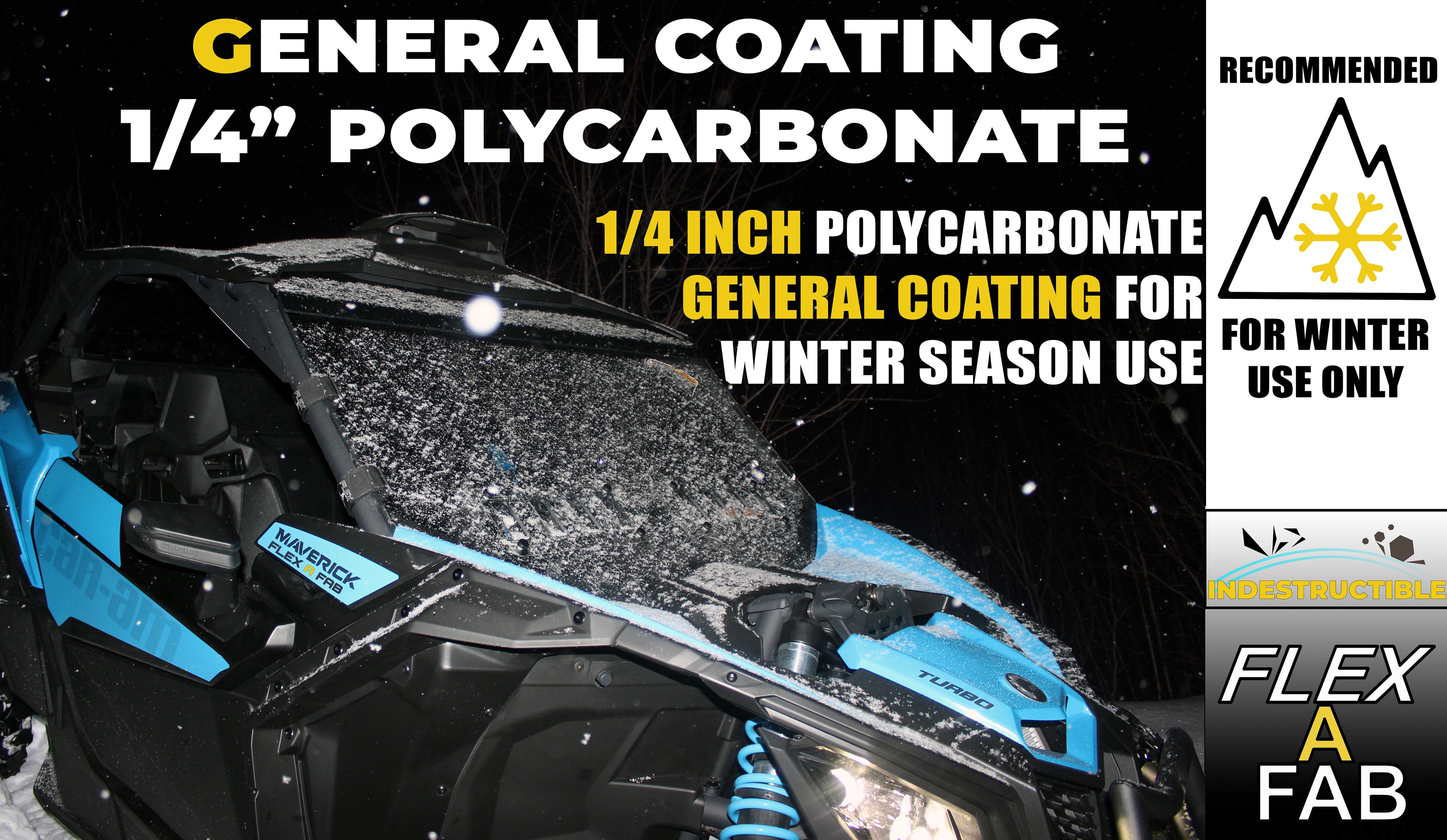 Products POLARIS ACE 2014+ Windshield Combo - Flex A Fab