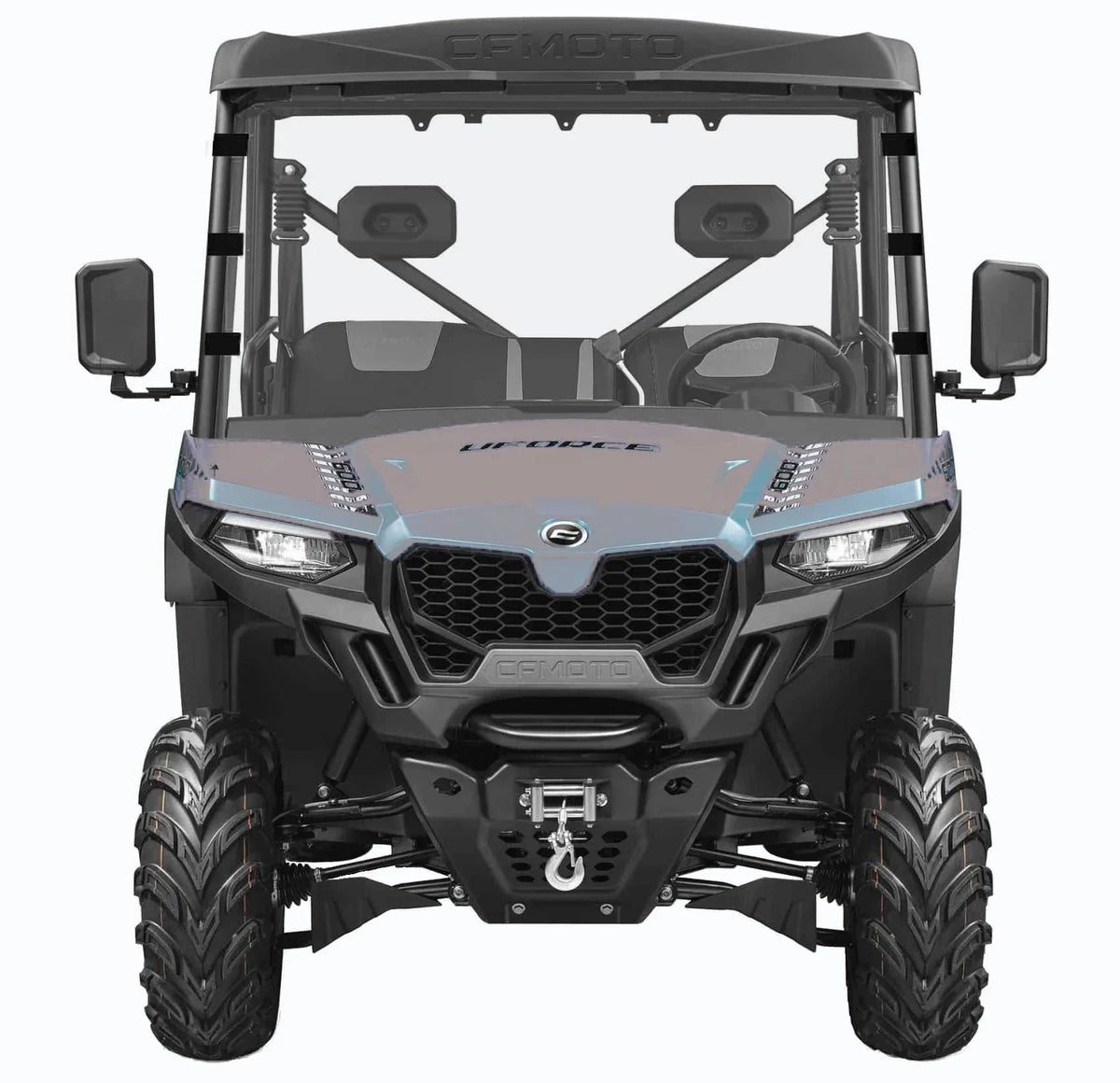 Full Windshield For CFMOTO UForce 600 (2021-2025) & 800XL (2025) – Clear, Anti-Scratch