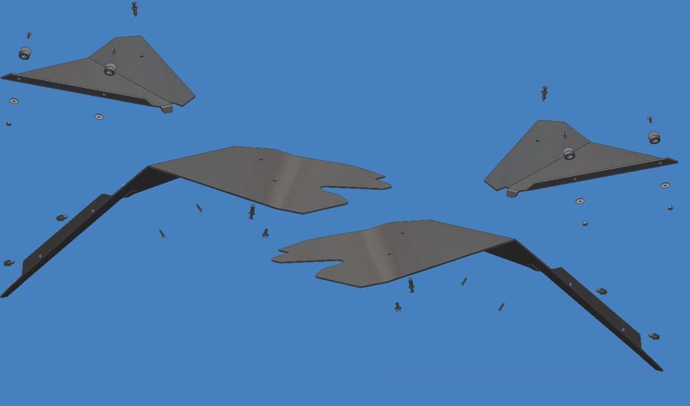 CFMOTO ZFORCE SPORT 950 Z950 2020+ Fender Extensions – Flex A Fab