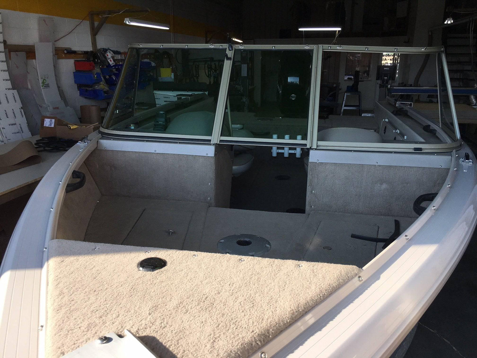 Curved Glass Boat Windshield Repair Replacement