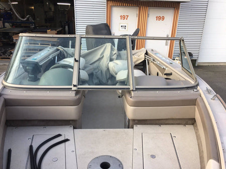 Curved Glass Boat Windshield Repair Replacement - Flex A Fab