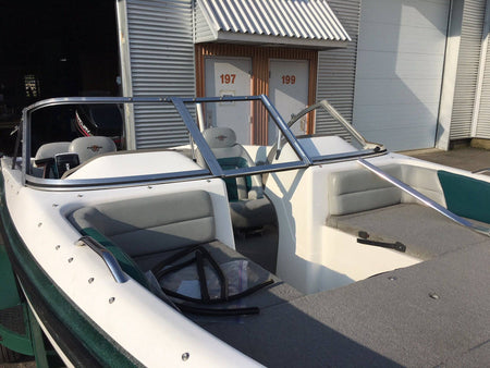 Curved Boat Windshield Glass Replacement Repair