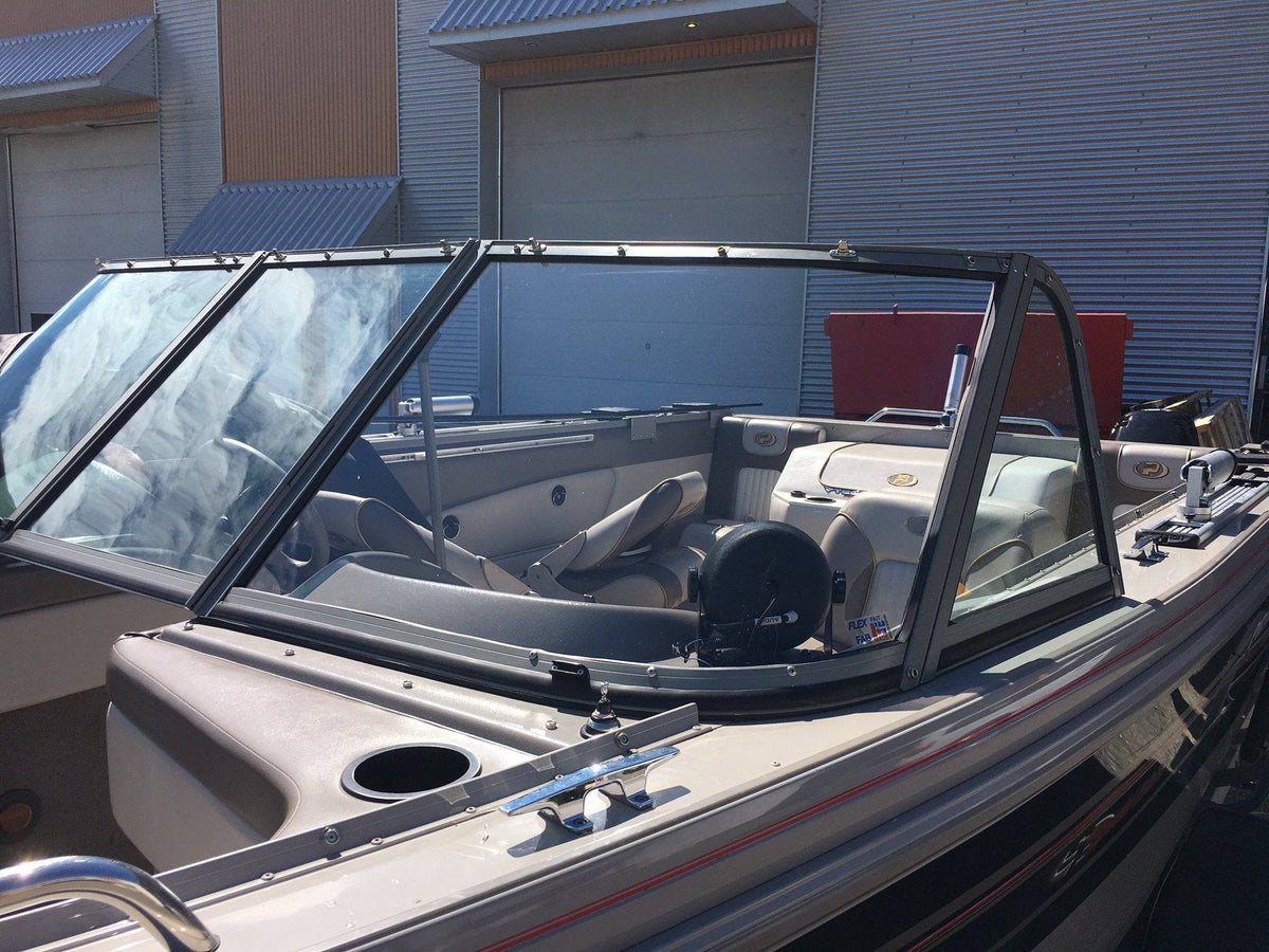 Curved Boat Windshield Glass Replacement Repair