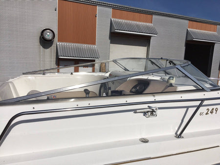 Curved Boat Windshield Glass Replacement Repair