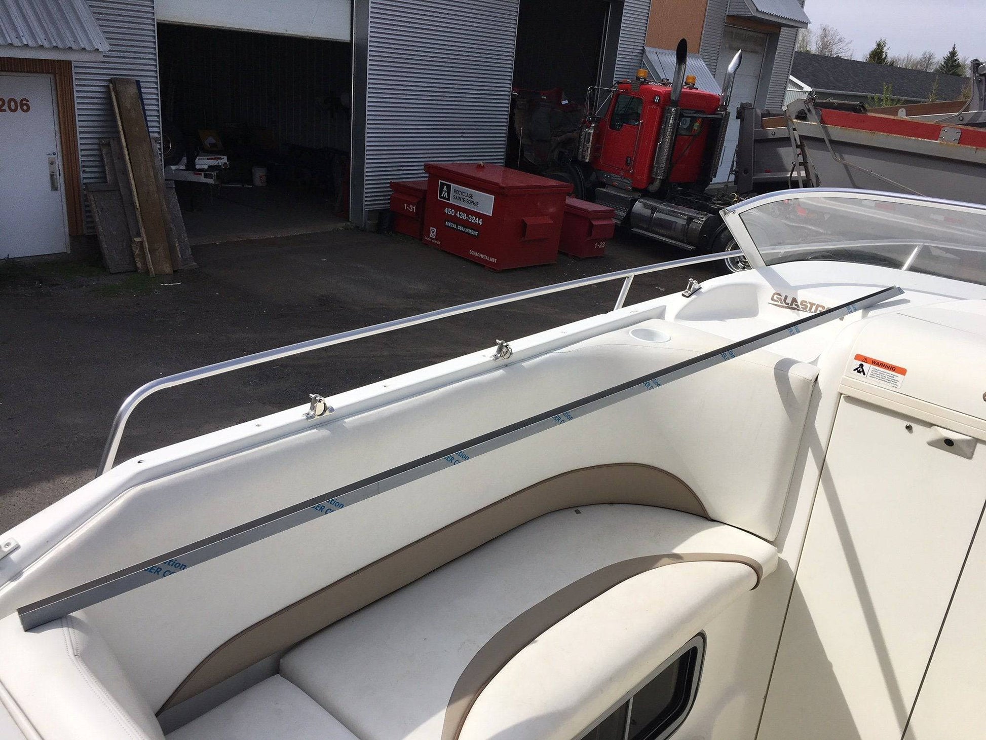 Curved Glass Boat Windshield Repair Replacement – Flex A Fab