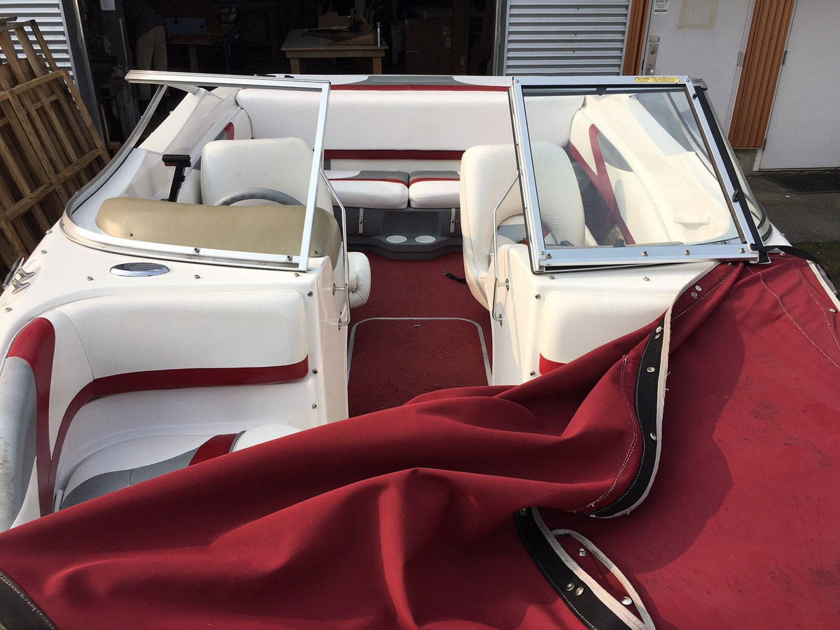 Curved Boat Windshield Glass Replacement Repair