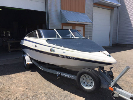 Curved Boat Windshield Glass Replacement Repair