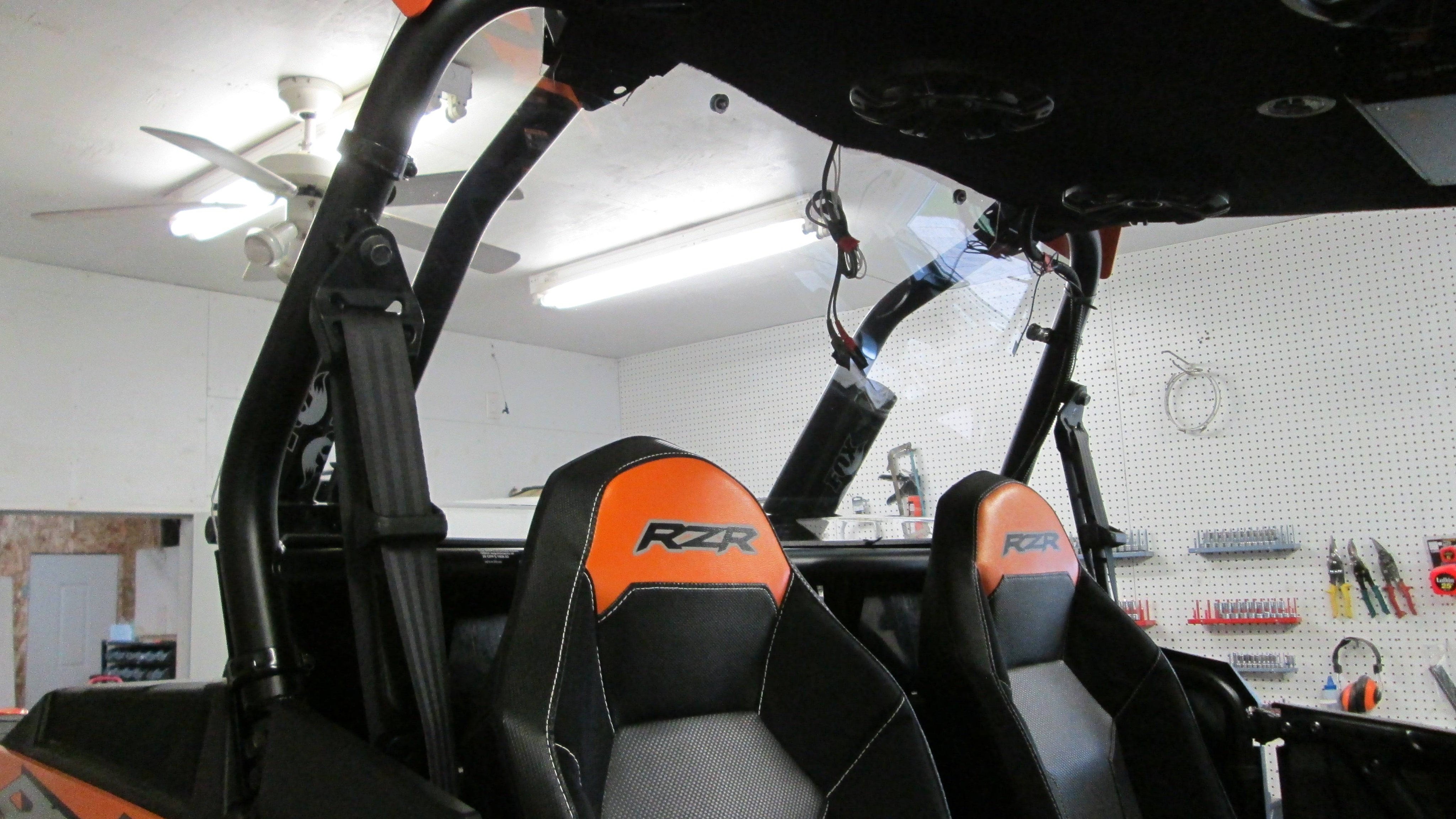 POLARIS RZR XP 1000 2014+ Rear Windshield Window Back Glass - Flex A Fab