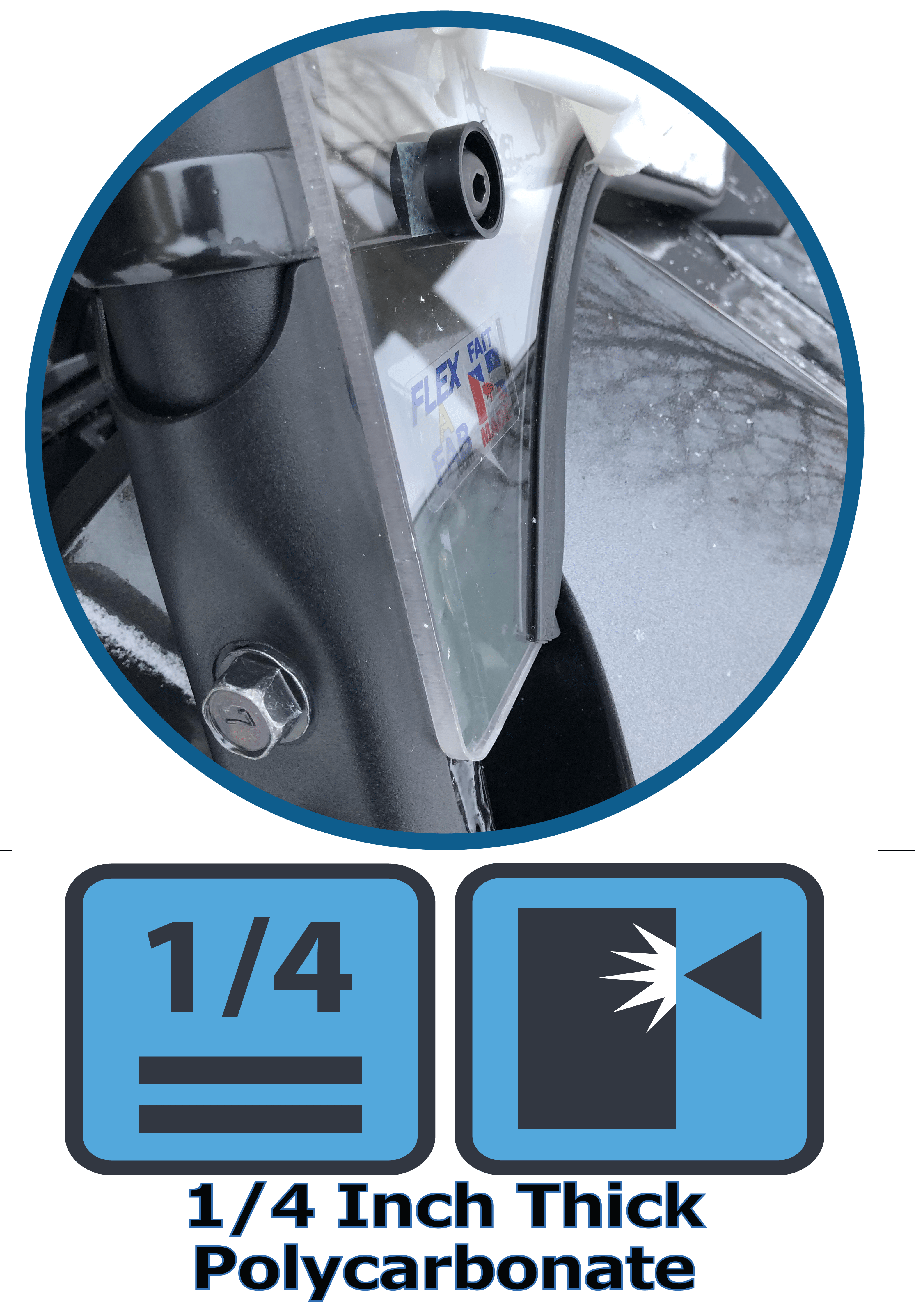 REPAIR CAN-AM Windshield Commander Maverick replacement - Flex A Fab